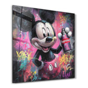 Mouse Unleashed | Glass Wall Art