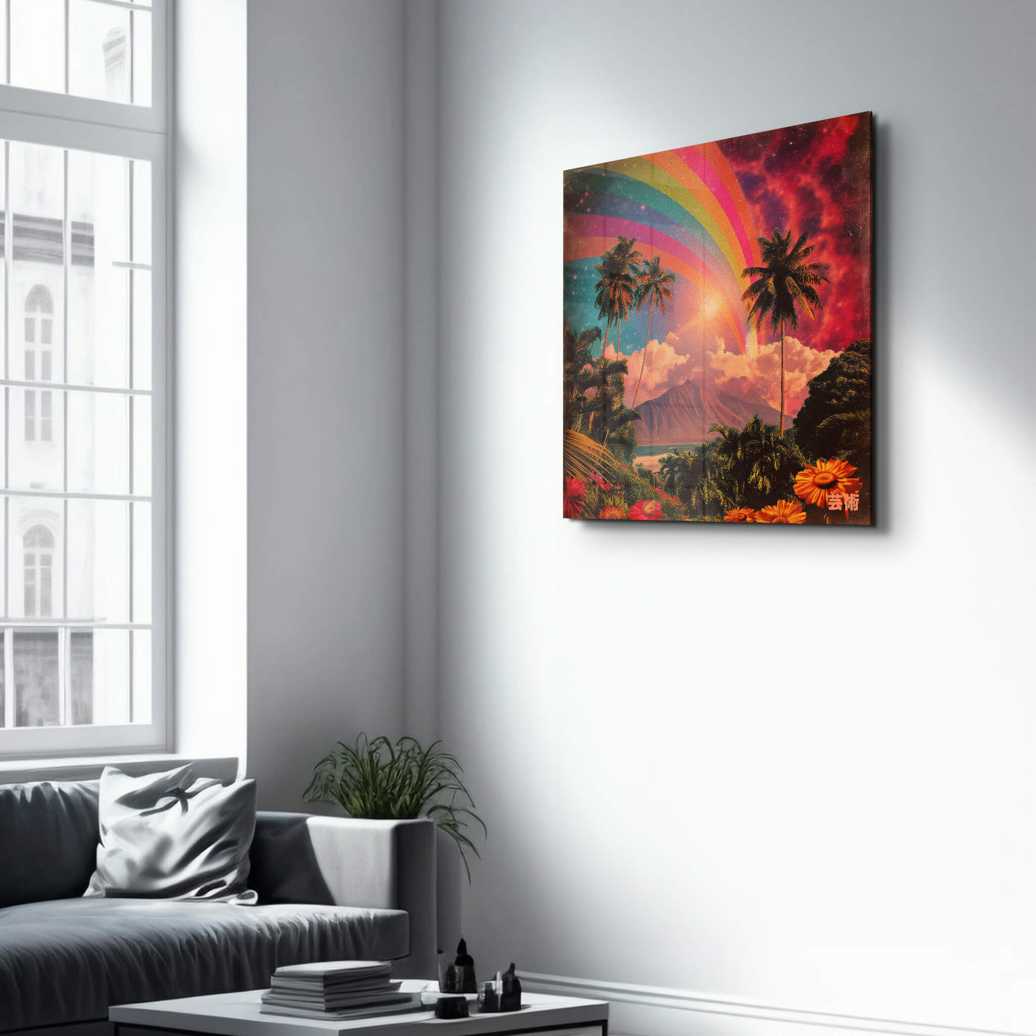 Paradise Frequency | Glass Wall Art