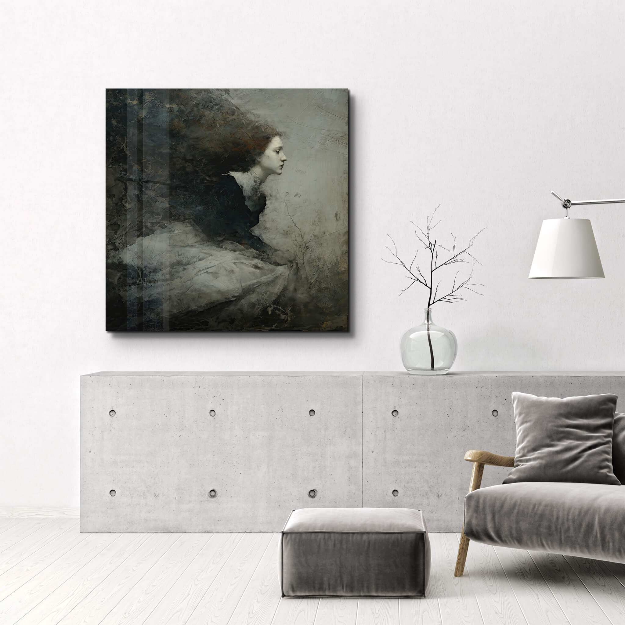 She Who Remains | Glass Wall Art