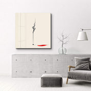 Silent Flow-Reverse Shadow | Glass Wall Art