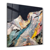 Tectonic Memory | Glass Wall Art