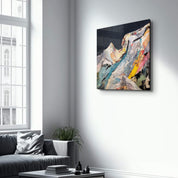 Tectonic Memory | Glass Wall Art