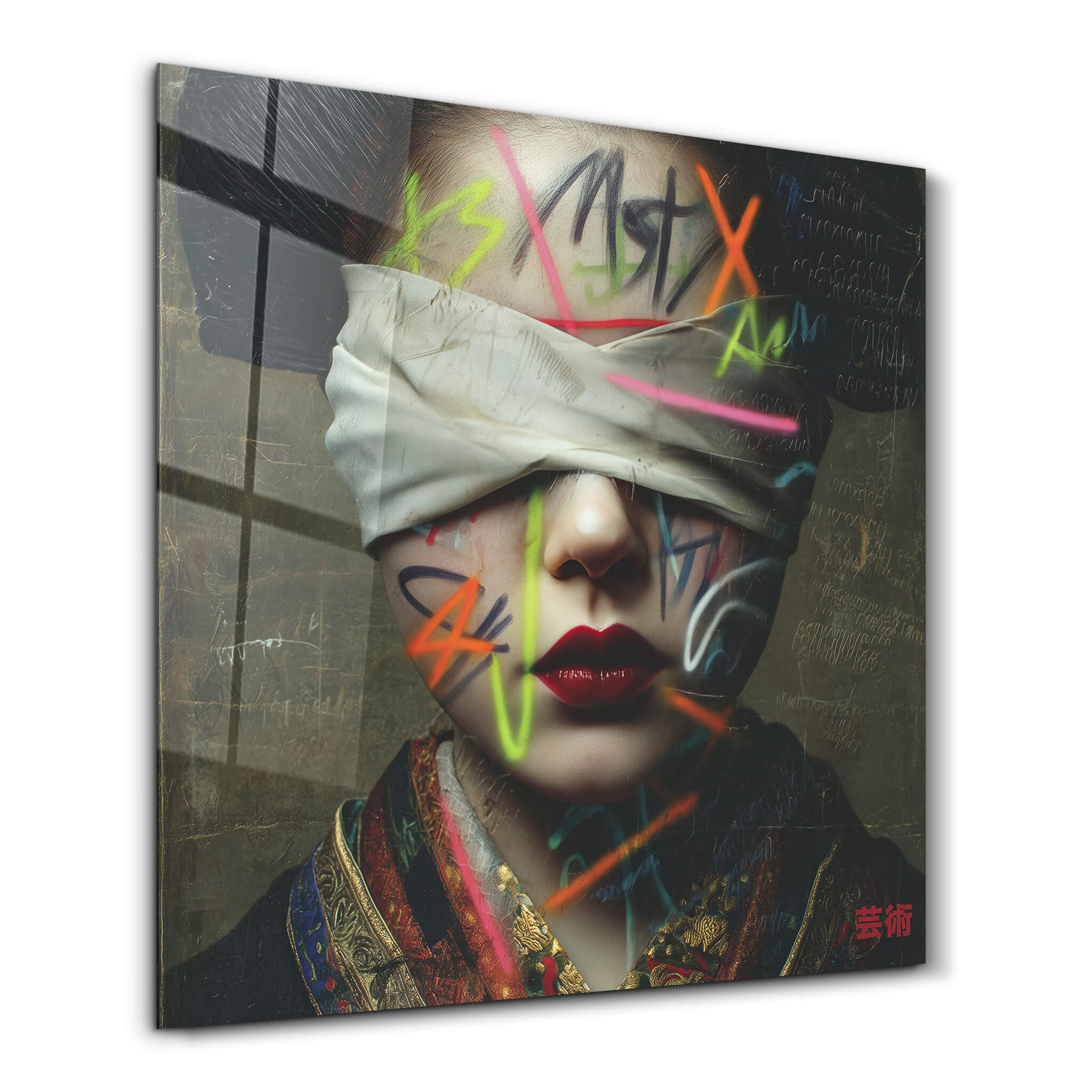 Voices Unseen | Glass Wall Art