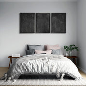 Minimalist Geometric Wooden Wall Art – Trio