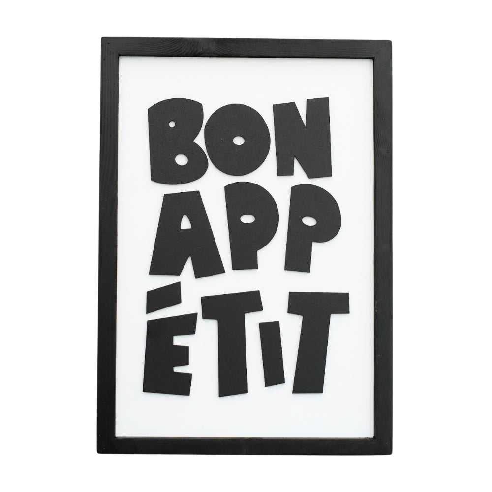 BON APPÉTIT – Wooden Letter Wall Art