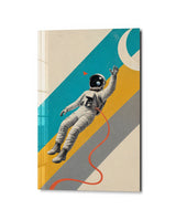 Spacewalk in Stripes | Glass Wall Art