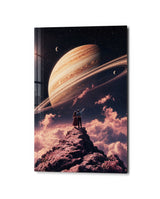 Ringed Overlook | Glass Wall Art