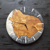 Monochrome Midnight Timepiece | Premium Handmade Wall Clocks - Artdesigna