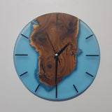 Enchanted SilverBerry Tree & Resin Timepiece | Premium Handmade Wall Clocks