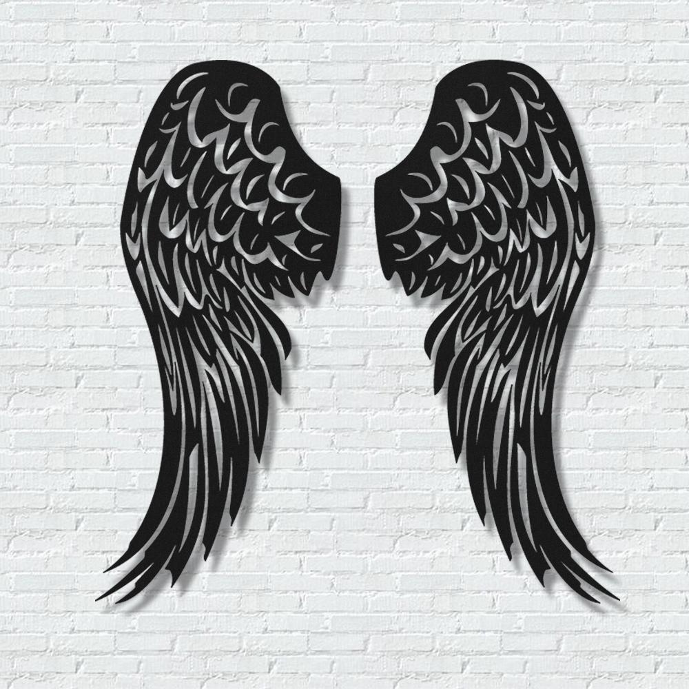 ・"Angel Wings"・Premium Metal Wall Art - Limited Edition - ArtDesigna Glass Printing Wall Art