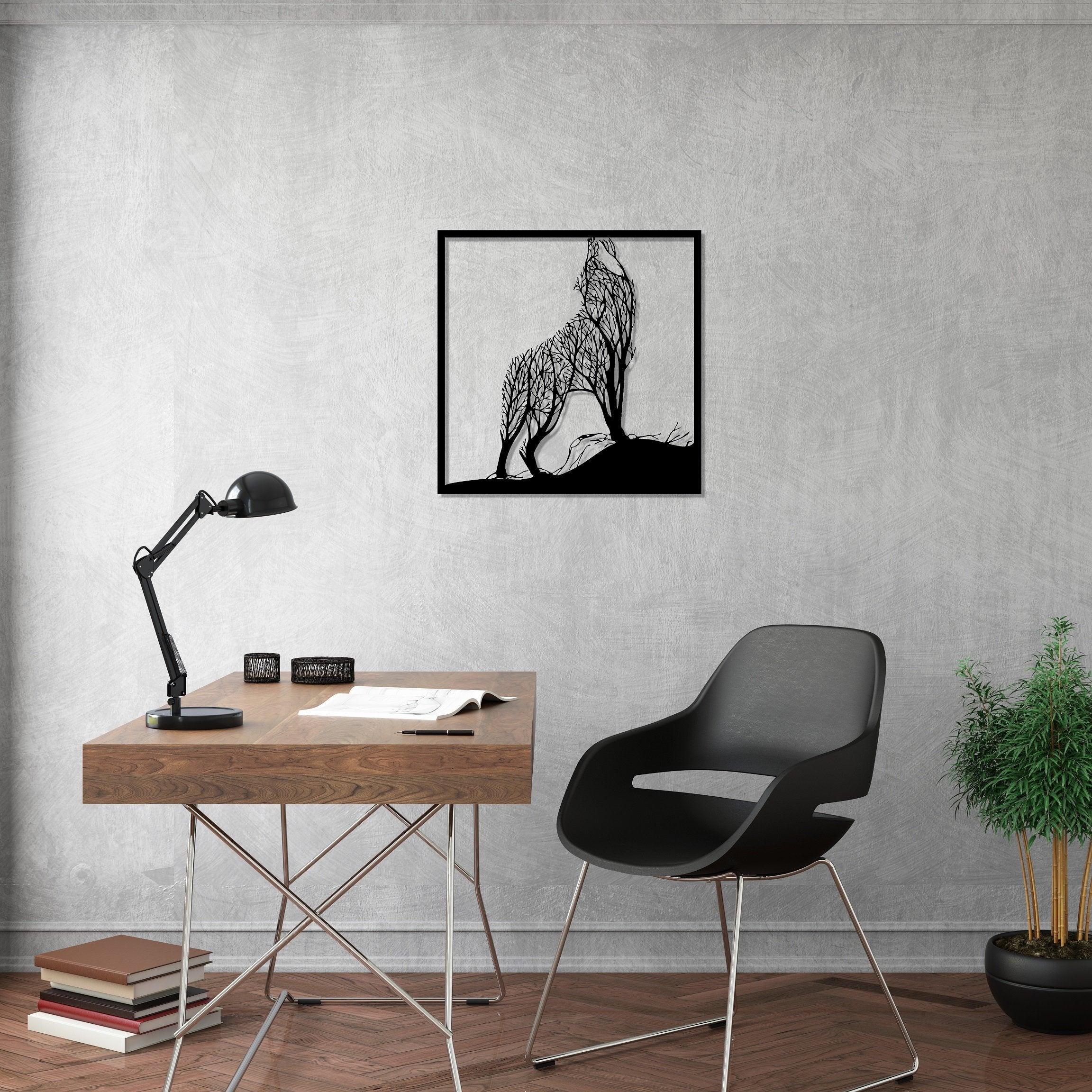 ・"Wolf Tree"・Premium Metal Wall Art - Limited Edition - ArtDesigna Glass Printing Wall Art