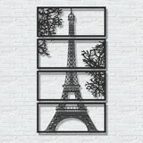 ・"Eiffel Tower"・Premium Metal Wall Art - Limited Edition