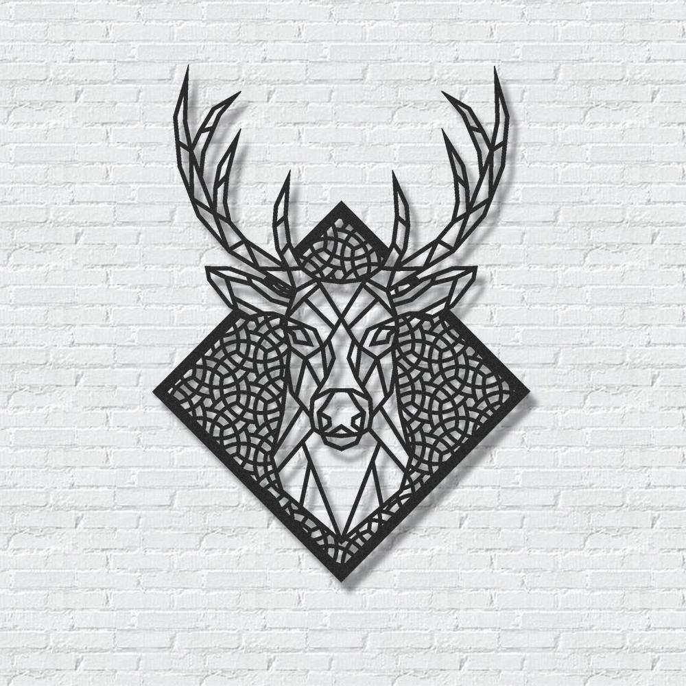 ・"Deer"・Premium Metal Wall Art - Limited Edition - ArtDesigna Glass Printing Wall Art