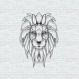 ・"Lion Head"・Premium Metal Wall Art - Limited Edition