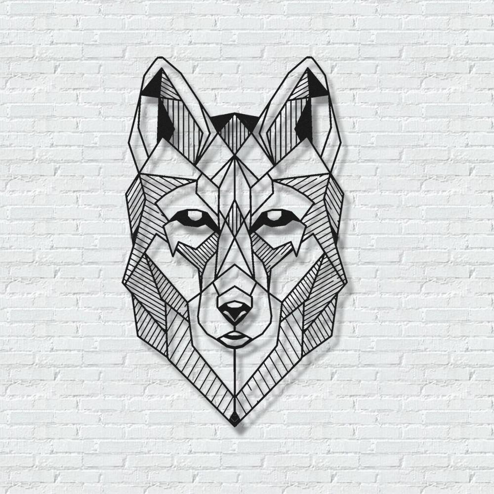 ・"Wolf Head"・Premium Metal Wall Art - Limited Edition - ArtDesigna Glass Printing Wall Art