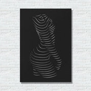 ・"Body Lines"・Premium Metal Wall Art - Limited Edition - ArtDesigna Glass Printing Wall Art