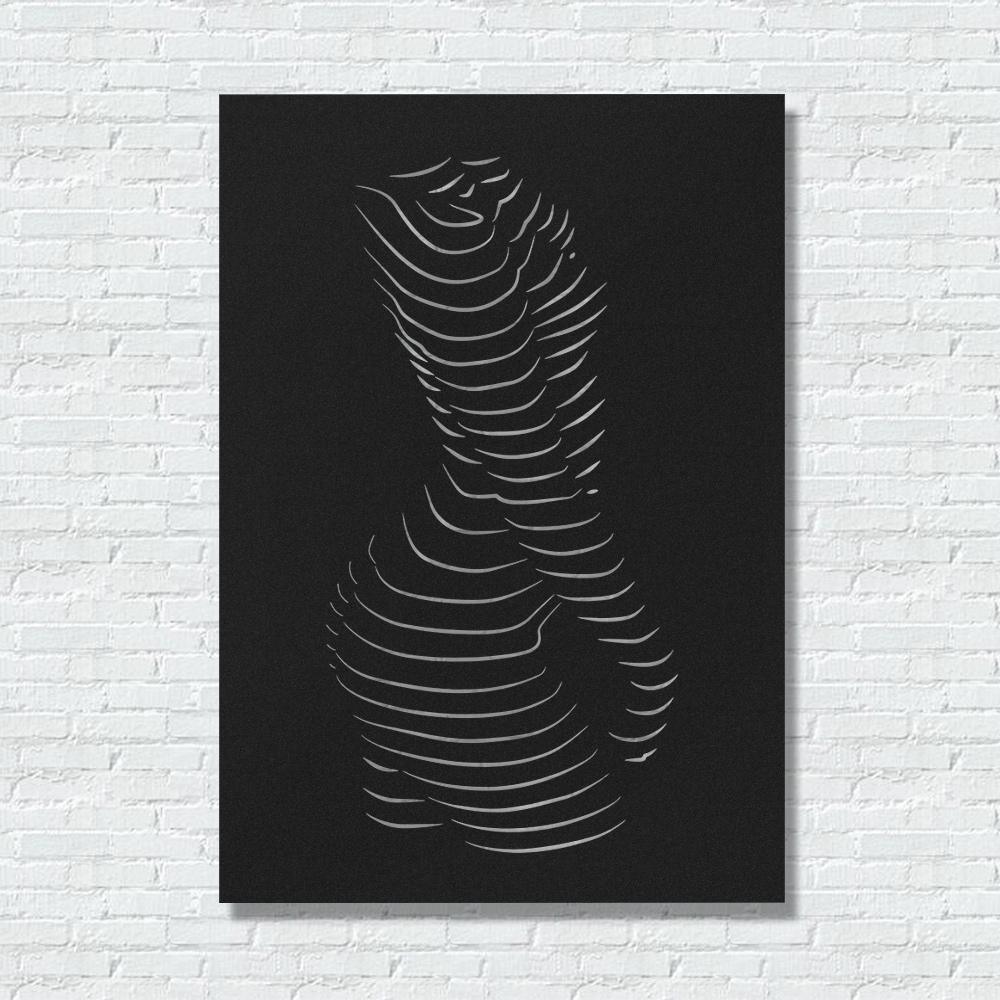 ・"Body Lines"・Premium Metal Wall Art - Limited Edition - ArtDesigna Glass Printing Wall Art