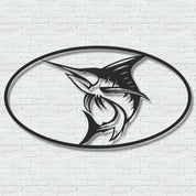 ・"Swordfish"・Premium Metal Wall Art - Limited Edition - ArtDesigna Glass Printing Wall Art