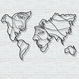 ・"Faces"・Premium Metal Wall Art - Limited Edition