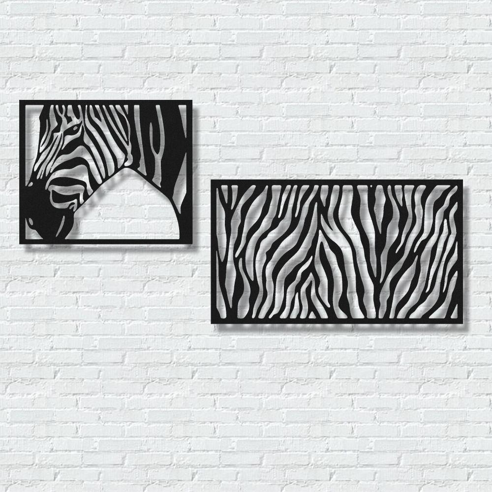 ・"Zebra"・Premium Metal Wall Art - Limited Edition - ArtDesigna Glass Printing Wall Art