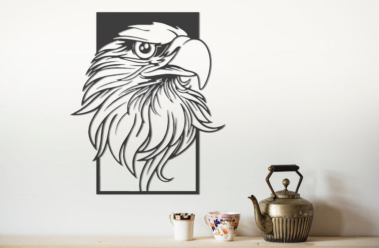 ・"Falcon"・Premium Metal Wall Art - Limited Edition - ArtDesigna Glass Printing Wall Art