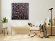 ・"Chocolate Diamond Wall Sculpture"・Premium Wood Handmade Wall Sculpture - Limited Edition - ArtDesigna Glass Printing Wall Art