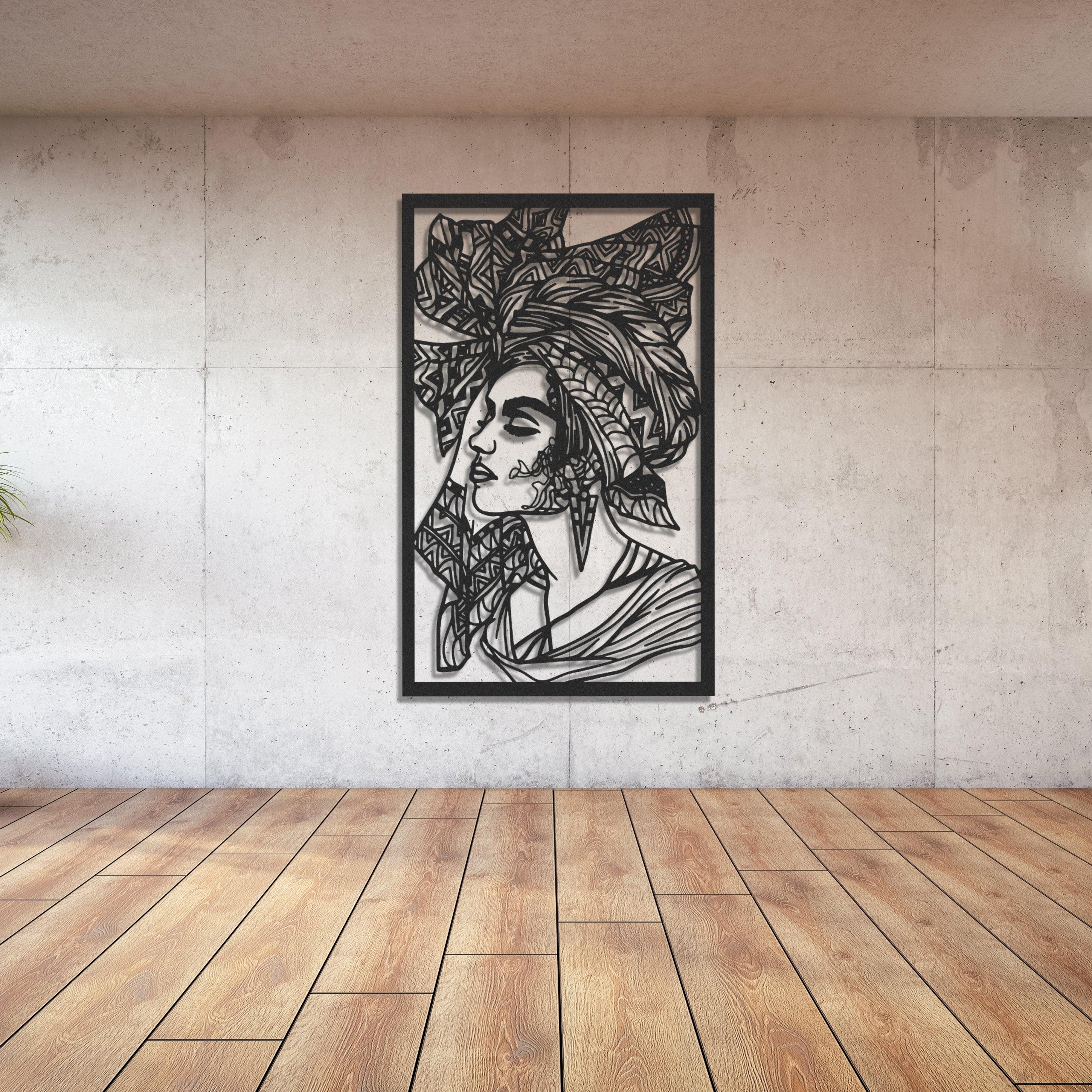 ・"Cuban Woman"・Premium Metal Wall Art - Limited Edition - ArtDesigna Glass Printing Wall Art