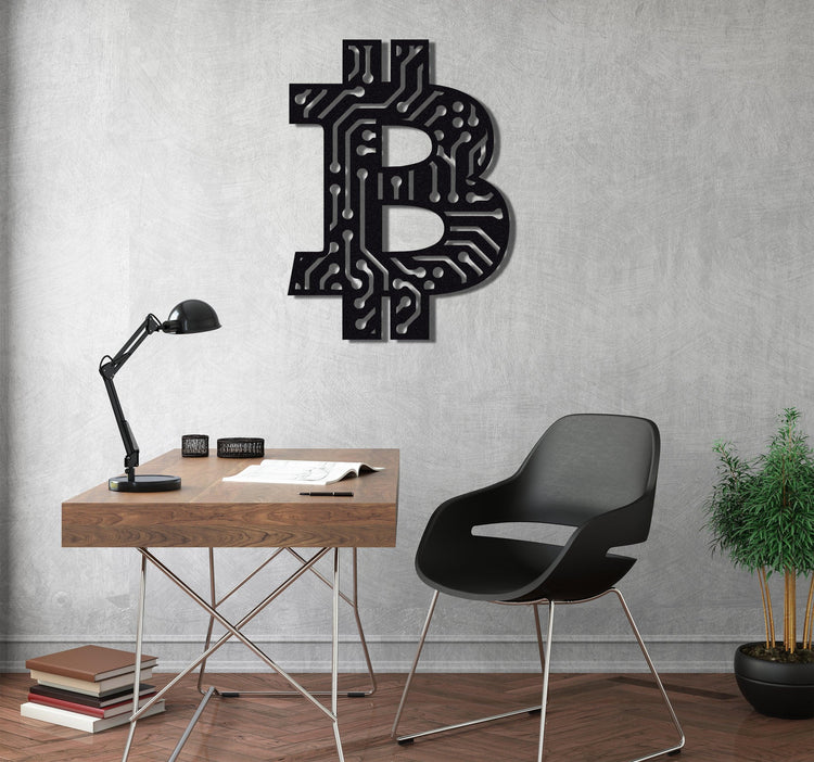・"Bitcoin"・Premium Metal Wall Art - Limited Edition - ArtDesigna Glass Printing Wall Art