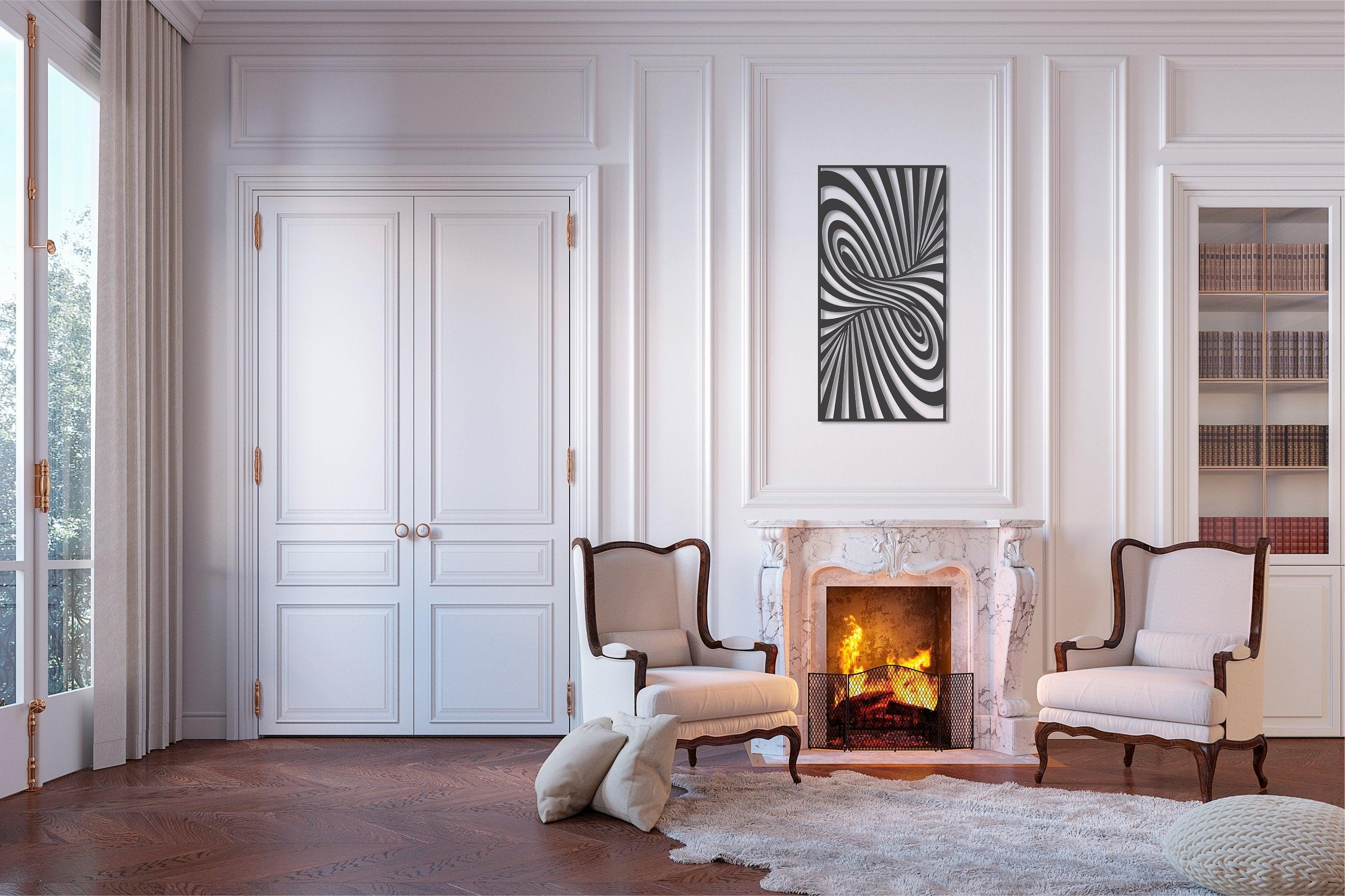 ・"Spiral Vertical"・Premium Metal Wall Art - Limited Edition - ArtDesigna Glass Printing Wall Art