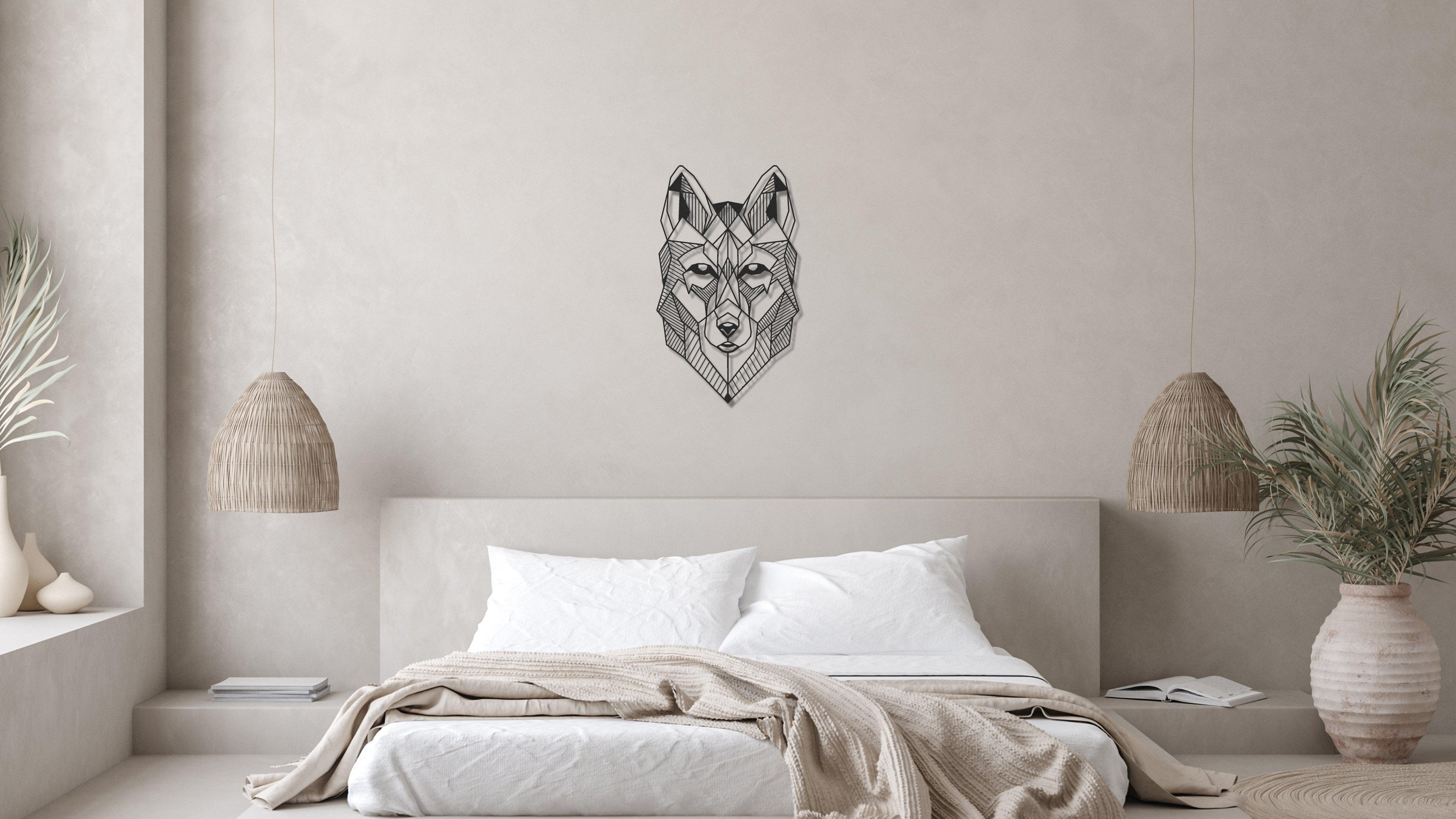 ・"Wolf Head"・Premium Metal Wall Art - Limited Edition - ArtDesigna Glass Printing Wall Art