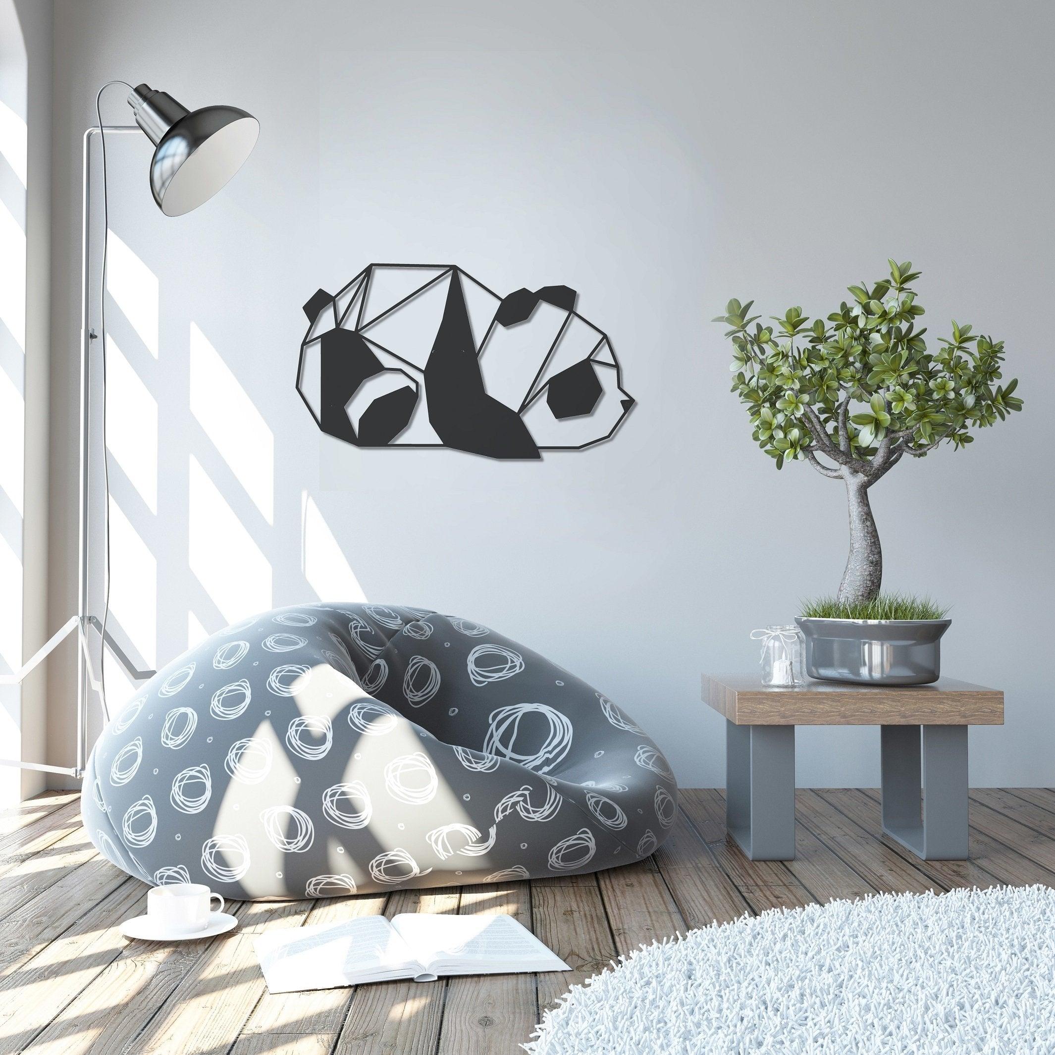・"Cute Panda"・Premium Metal Wall Art - Limited Edition - ArtDesigna Glass Printing Wall Art