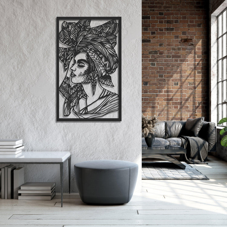 ・"Cuban Woman"・Premium Metal Wall Art - Limited Edition - ArtDesigna Glass Printing Wall Art
