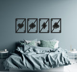 ・"Aces of Spades "・Premium Metal Wall Art - Limited Edition