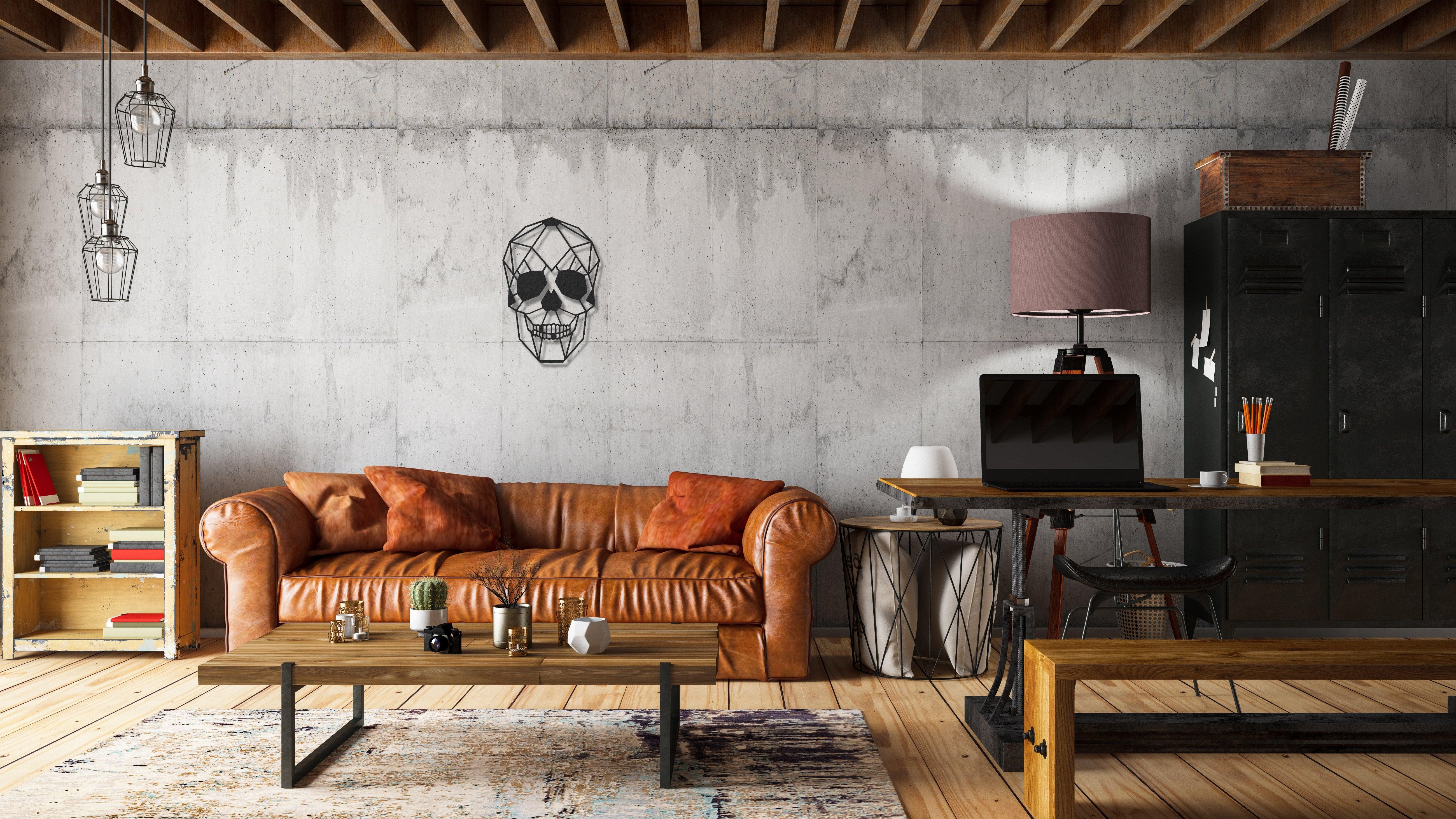 ・"Skull"・Premium Metal Wall Art - Limited Edition - ArtDesigna Glass Printing Wall Art