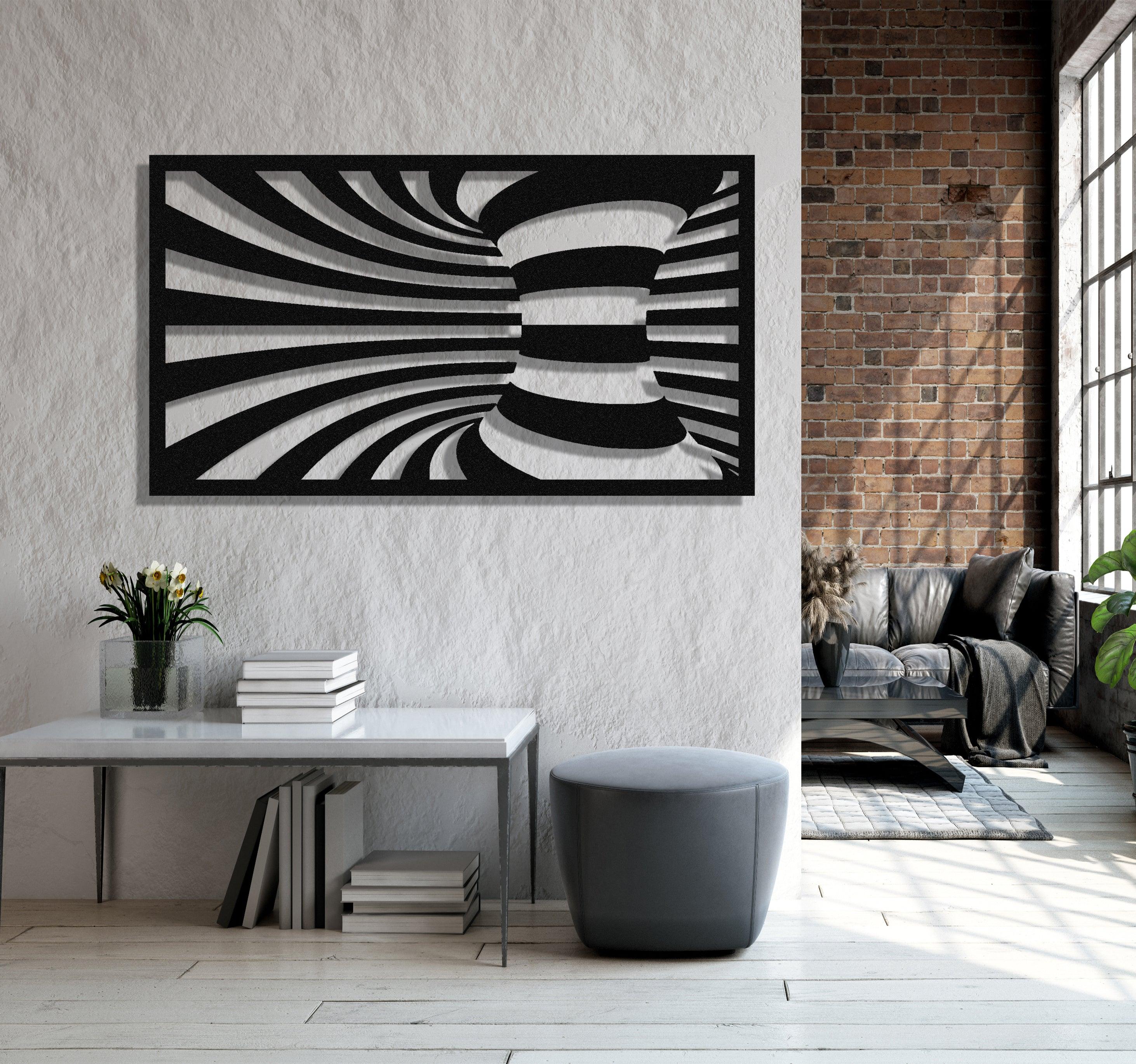 ・"Spiral R"・Premium Metal Wall Art - Limited Edition - ArtDesigna Glass Printing Wall Art