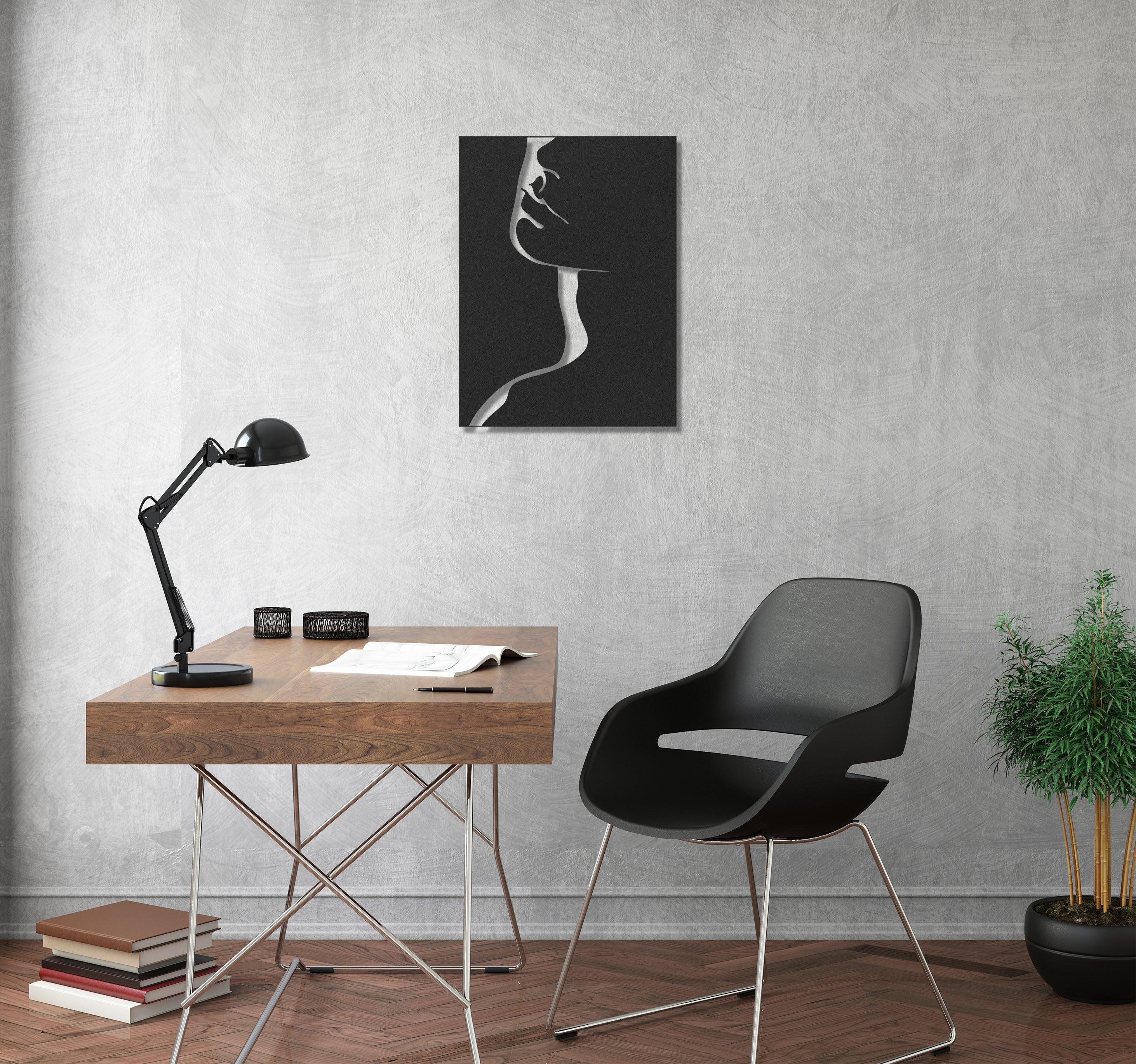 ・"Woman Face"・Premium Metal Wall Art - Limited Edition - ArtDesigna Glass Printing Wall Art