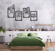 ・"Cactus Set"・Premium Metal Wall Art - Limited Edition - ArtDesigna Glass Printing Wall Art