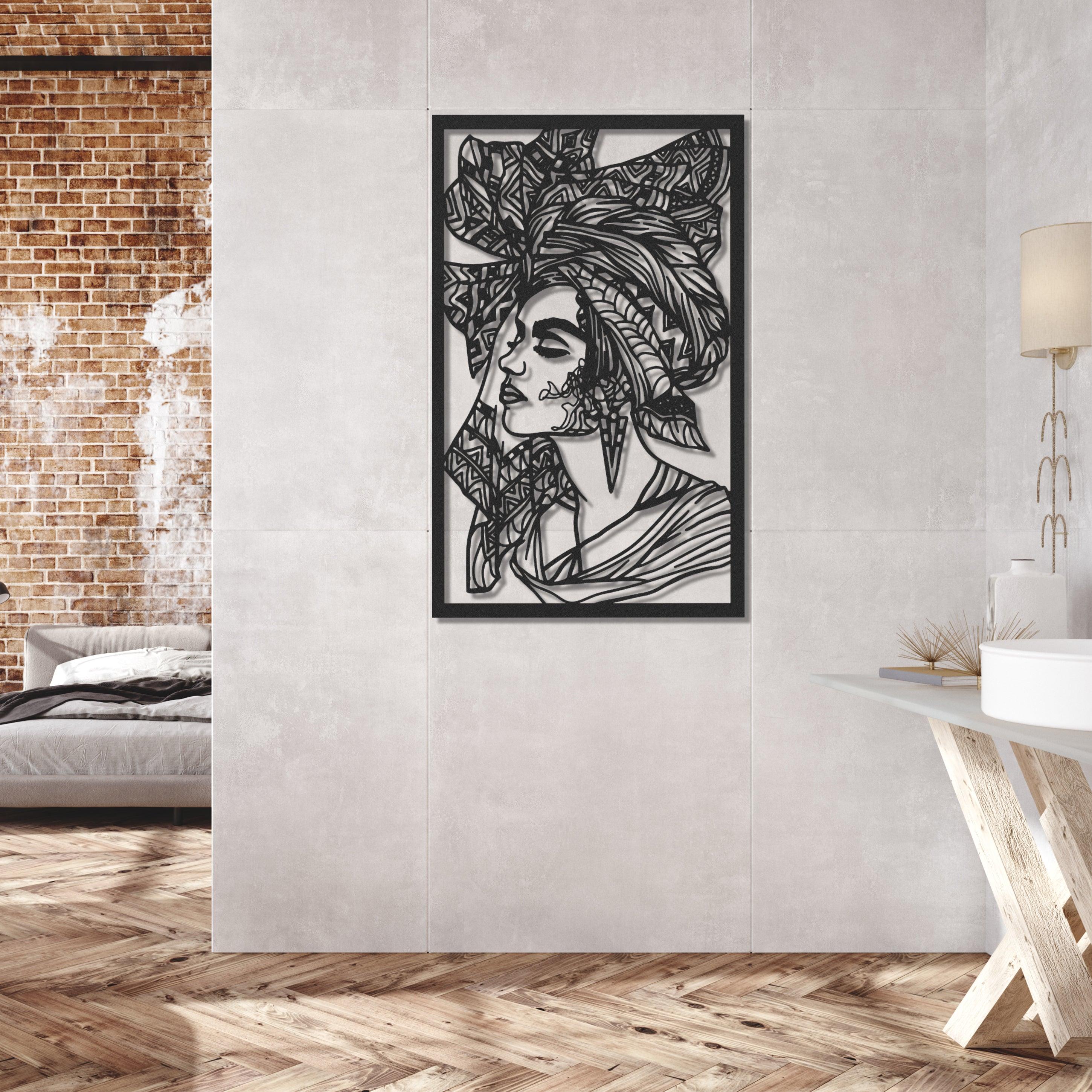 ・"Cuban Woman"・Premium Metal Wall Art - Limited Edition - ArtDesigna Glass Printing Wall Art