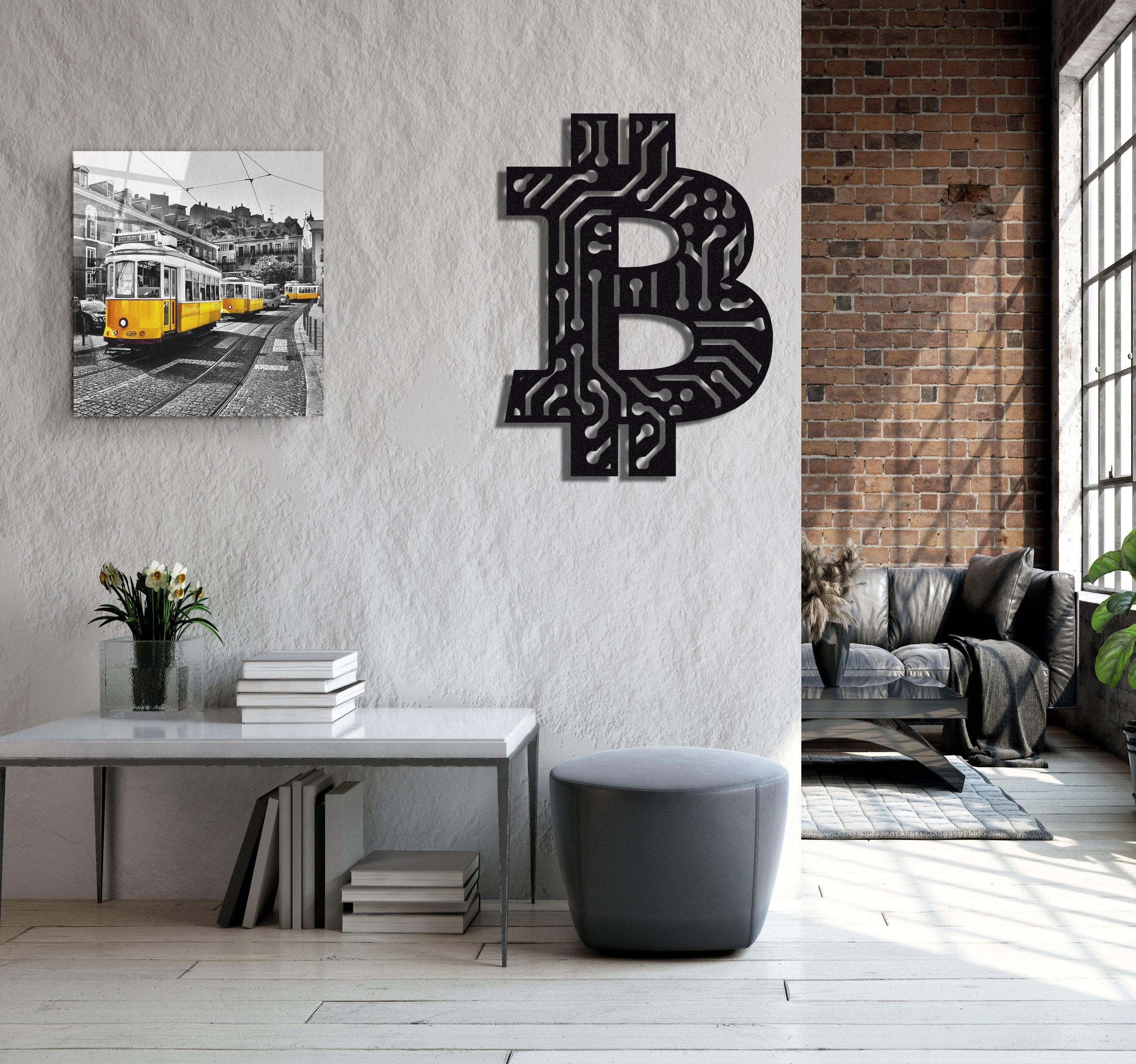 ・"Bitcoin"・Premium Metal Wall Art - Limited Edition - ArtDesigna Glass Printing Wall Art