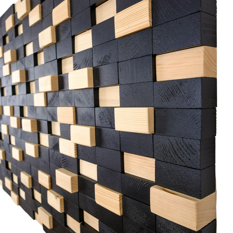 ・"Checkmate"・Premium Wood Handmade Wall Sculpture - Limited Edition - ArtDesigna Glass Printing Wall Art