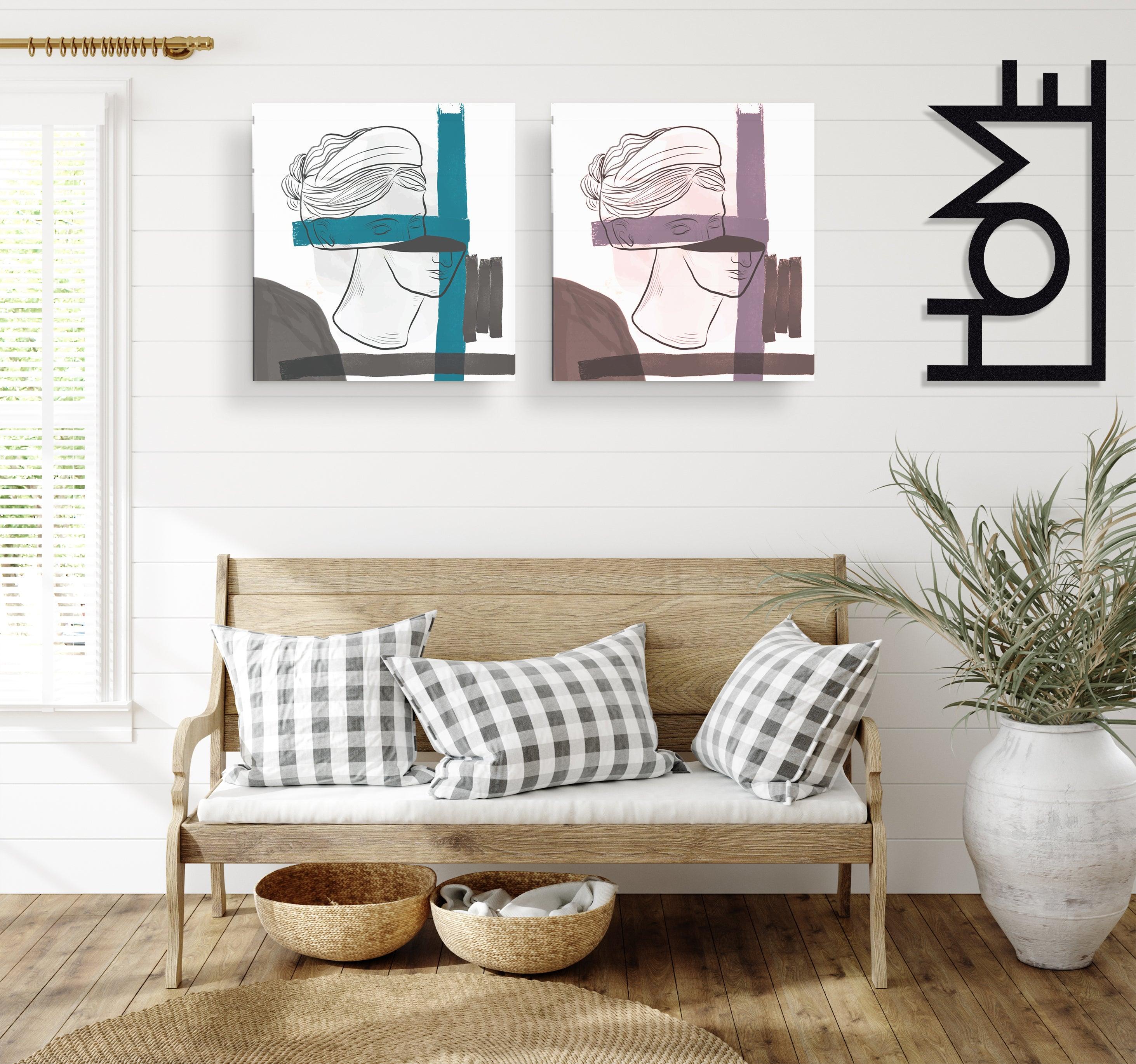 ・"Home Sign"・Premium Metal Wall Art - Limited Edition - ArtDesigna Glass Printing Wall Art