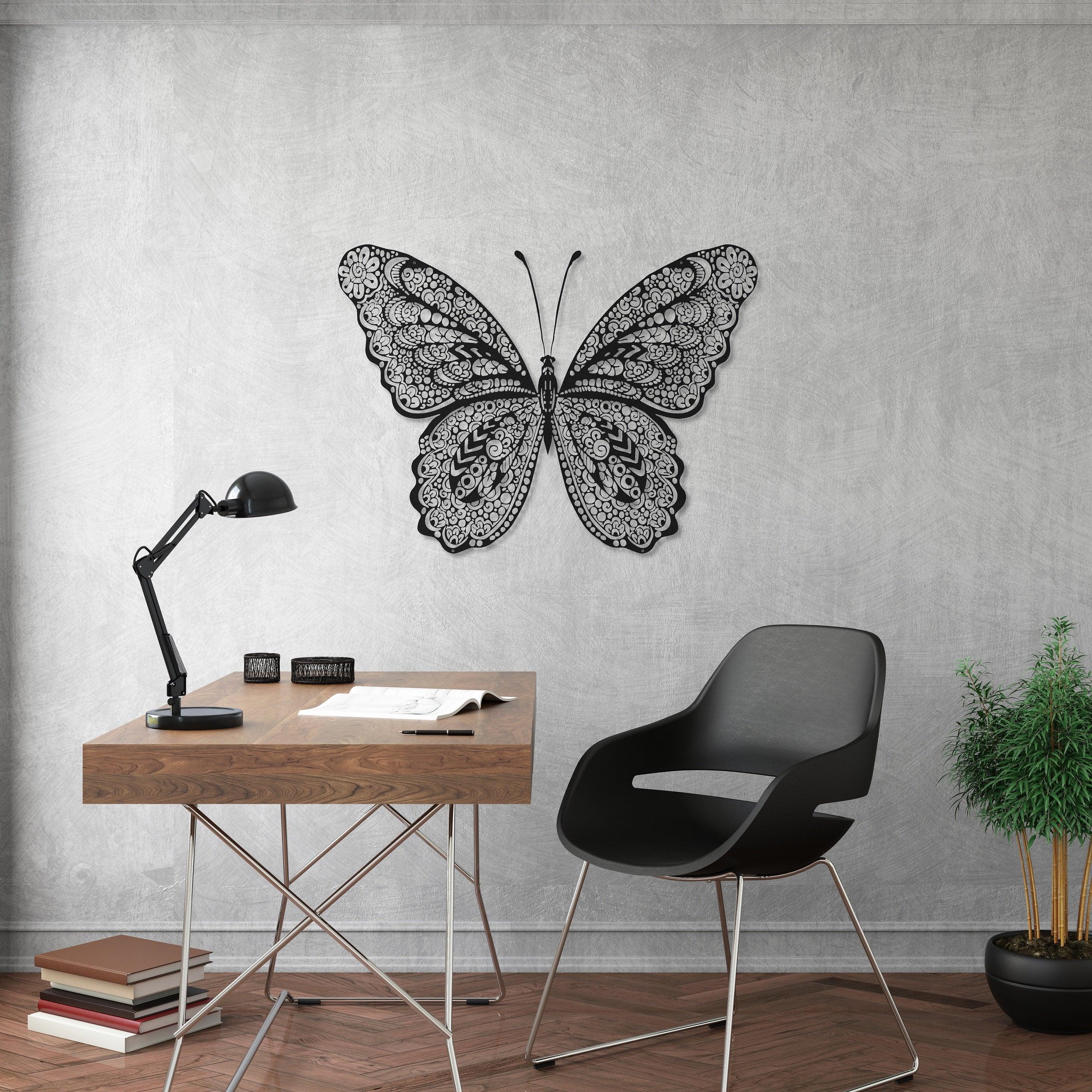 ・"Butterfly"・Premium Metal Wall Art - Limited Edition - ArtDesigna Glass Printing Wall Art