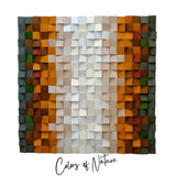 ・"Colors of Nature"・Premium Wood Handmade Wall Sculpture - Limited Edition