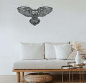 ・"Mystic Owl"・Premium Metal Wall Art - Limited Edition - ArtDesigna Glass Printing Wall Art