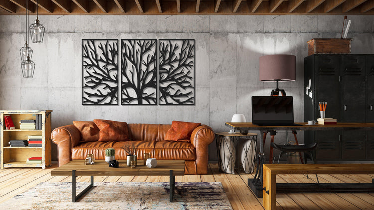 ・"Branches"・Premium Metal Wall Art - Limited Edition - ArtDesigna Glass Printing Wall Art