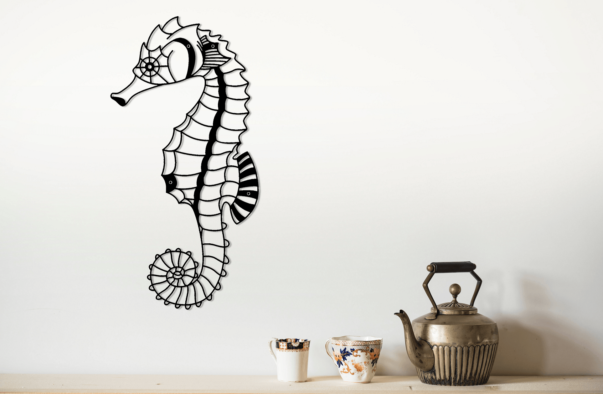 ・"SeaHorse"・Premium Metal Wall Art - Limited Edition - ArtDesigna Glass Printing Wall Art