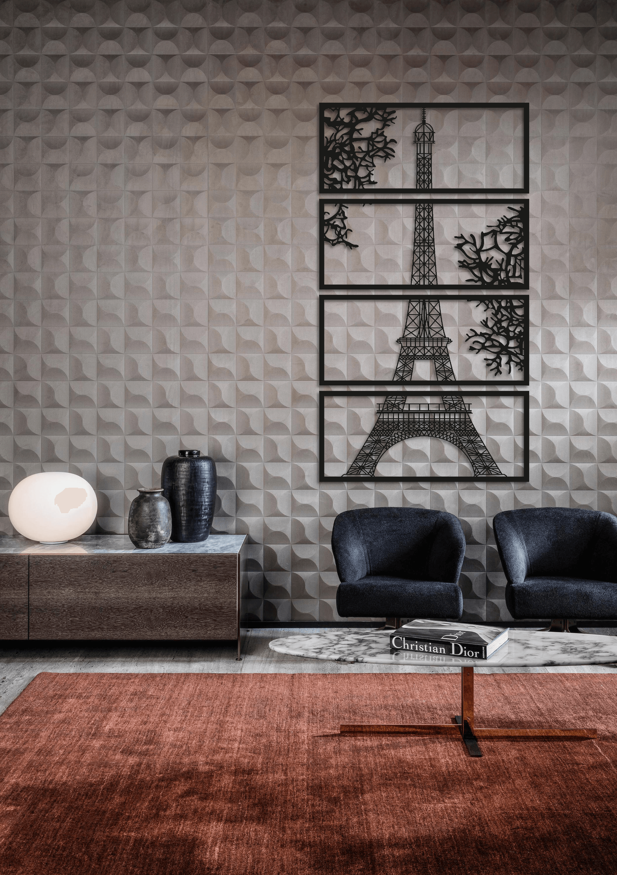 ・"Eiffel Tower"・Premium Metal Wall Art - Limited Edition - ArtDesigna Glass Printing Wall Art