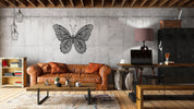 ・"Butterfly"・Premium Metal Wall Art - Limited Edition - ArtDesigna Glass Printing Wall Art