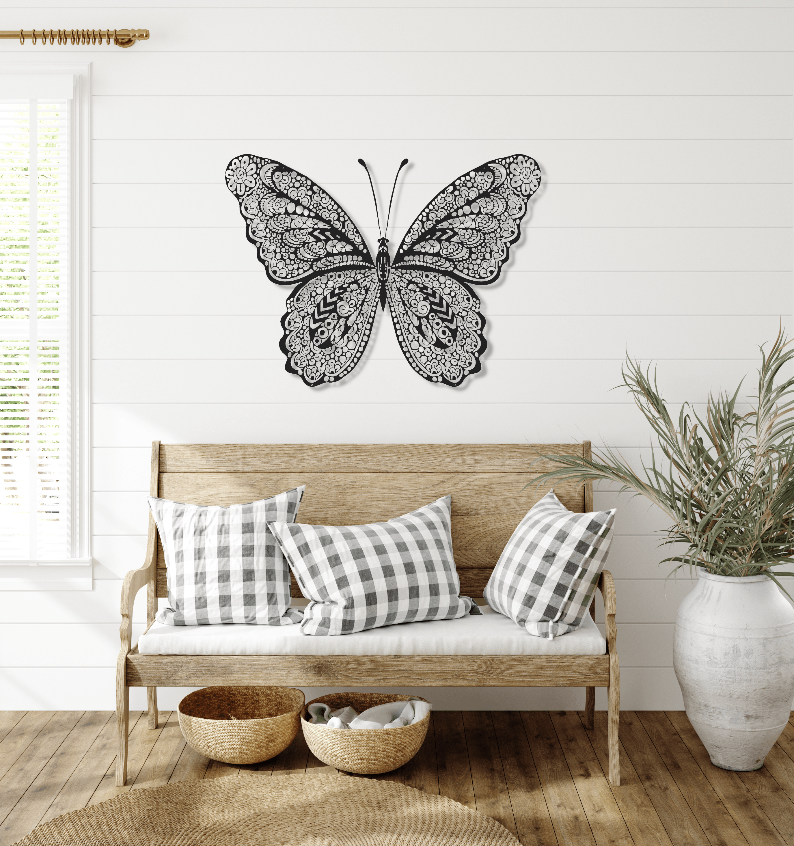 ・"Butterfly"・Premium Metal Wall Art - Limited Edition - ArtDesigna Glass Printing Wall Art