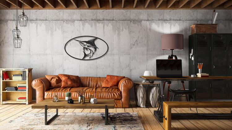 ・"Swordfish"・Premium Metal Wall Art - Limited Edition - ArtDesigna Glass Printing Wall Art